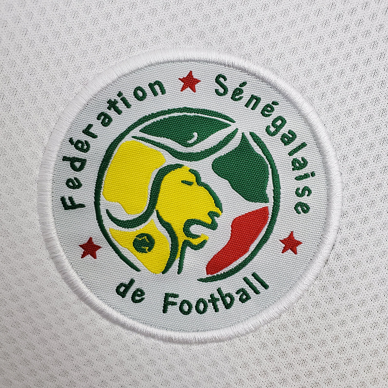 Retro 2002 Senegal Retro white Football jersey