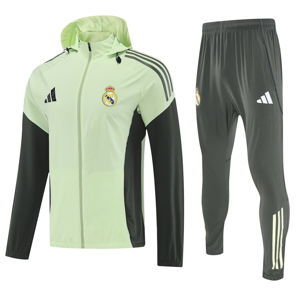 2025-26 Real Madrid Hooded Jacket Set