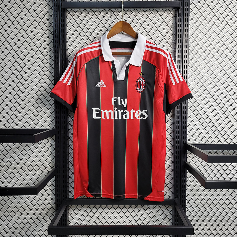 Retro 2012-13 AC Milan Home retro El Sharawy Ibrahimovic Football jersey