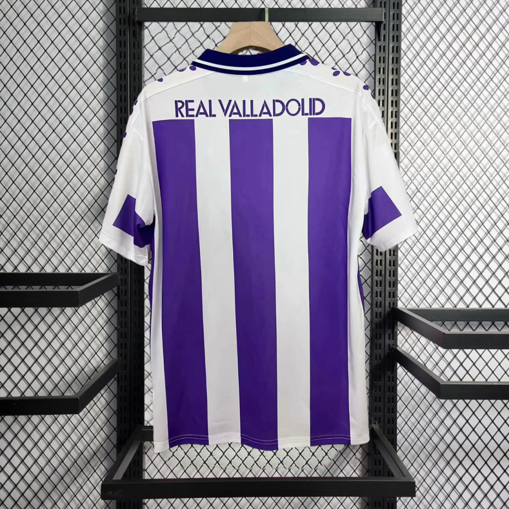Retro 1995-96 Real Valladolid home Retro Football jersey