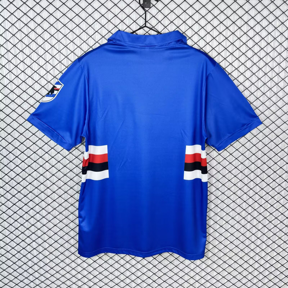 Retro 1991-92 Sampdoria Home Retro Football jersey