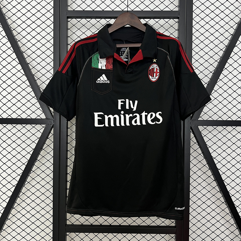Retro 2012-13 AC Milan Away retro El Sharawy Ibrahimovic Football jersey