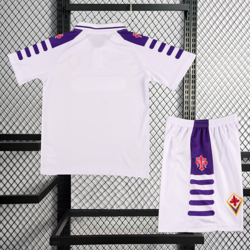 Retro KIDS 1998-99 KIDS Fiorentina Away retro Football jersey