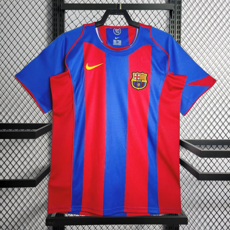 Retro 2004-05 Barcelona Home Retro football jersey