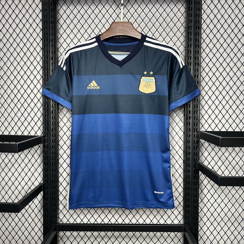 Retro 2014 Argentina Away Retro Football jersey