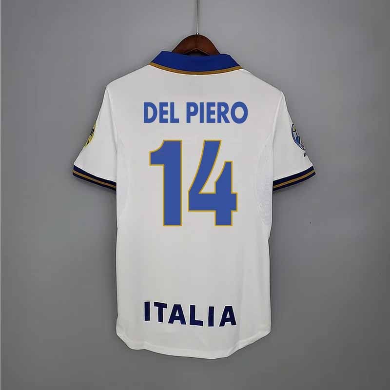 Retro 1996 Italy away Retro MALDINI ZOLA DI MATTEO DEL PIERO Football jersey