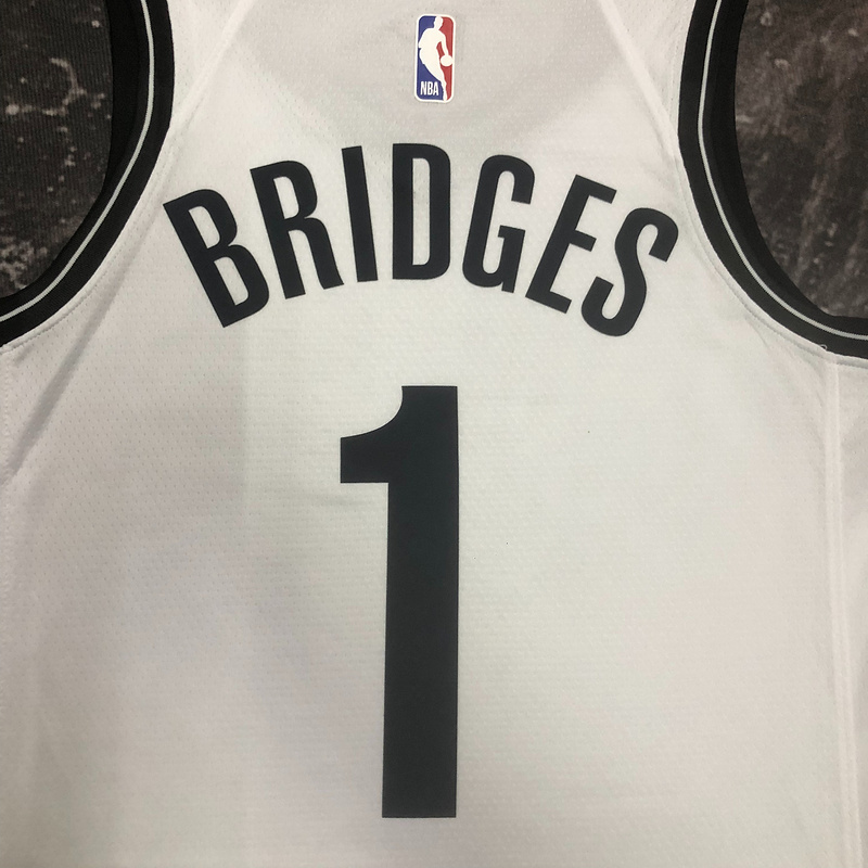 2023 NBA Brooklyn Nets (1 BRIDGES) Basketball Jersey