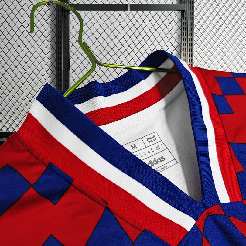 retro 1995-96 Lyon Retro Home football jersey