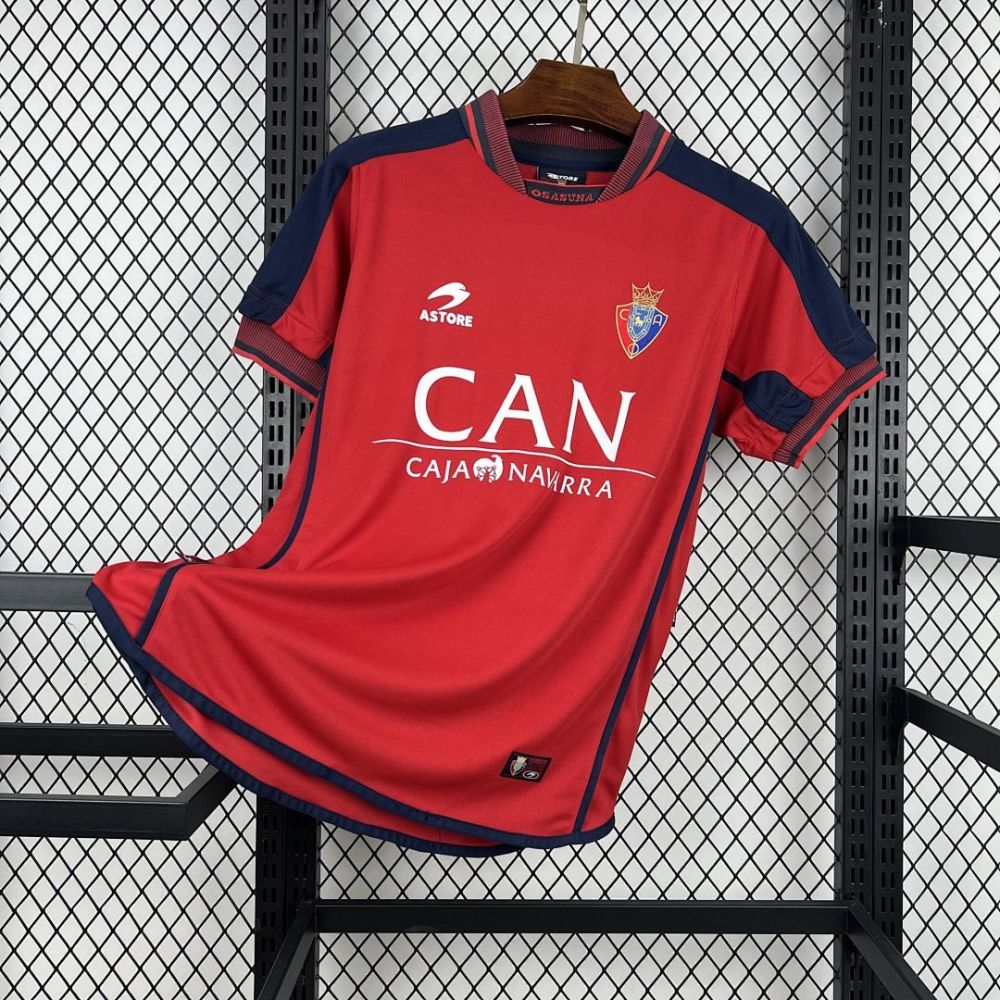 Retro 2000-01 Osasuna Home Retro Football jersey