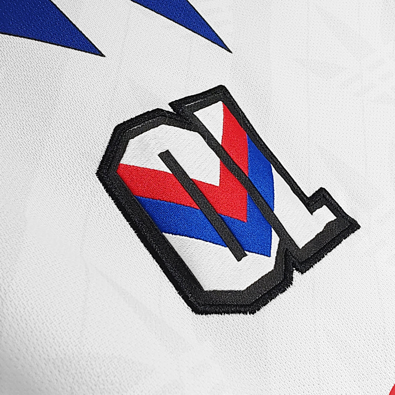 retro 1995-96 Lyon Retro Home football jersey