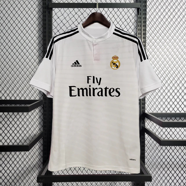 Retro 2014-15 Real Madrid Home Retro RONALDO Benzema Bale Sergio Ramos Alonso Di Maria Modric Football jersey