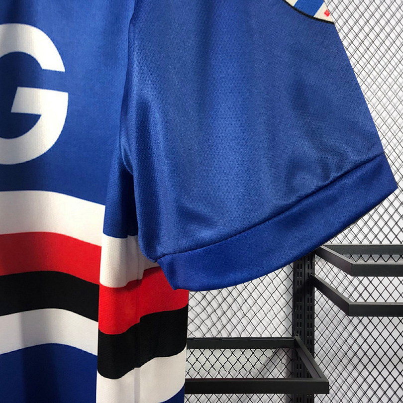 Retro 1990-91 Sampdoria Home Retro Football jersey