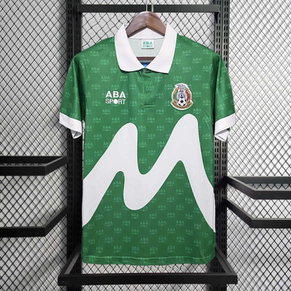Retro 1995 Mexico home retro Football jersey
