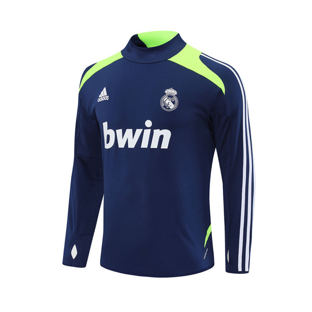 2012-13 Real Madrid Retro Long Sleeve Half-Pull Training Suit