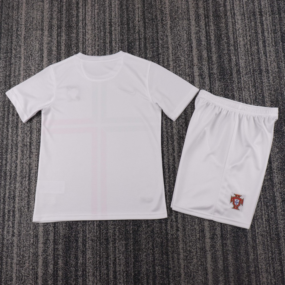Retro Kids 2012 Kids Portugal Away Retro Football jersey