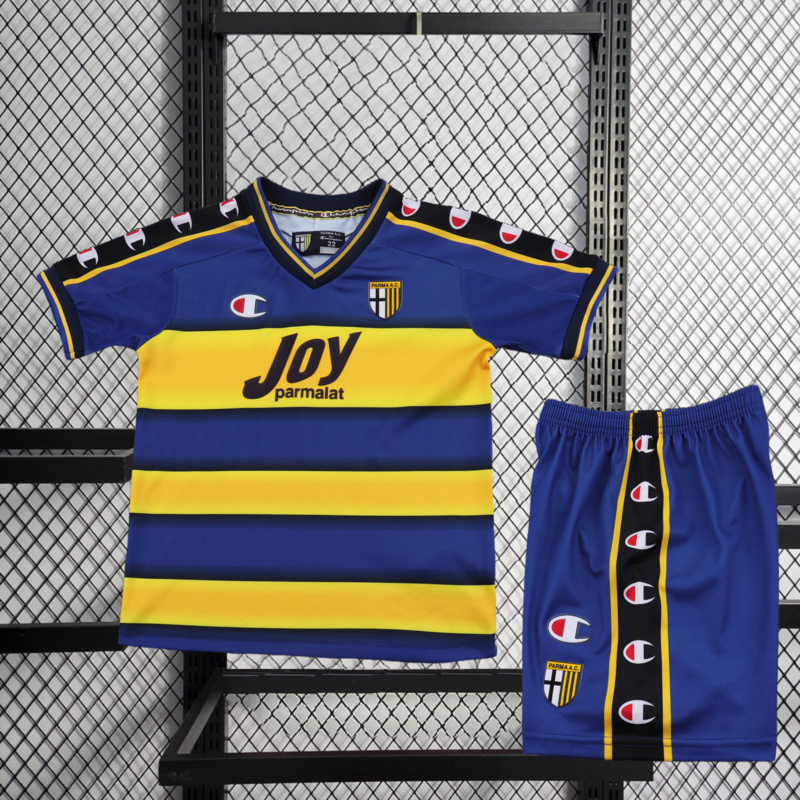 retro 2001-02 Parma Home retro Kids football jersey