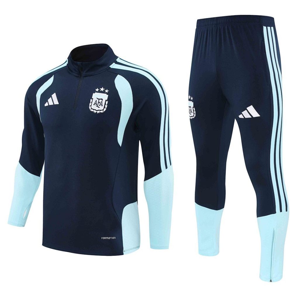 2026 Argentina Half-Pull Training Suit Set