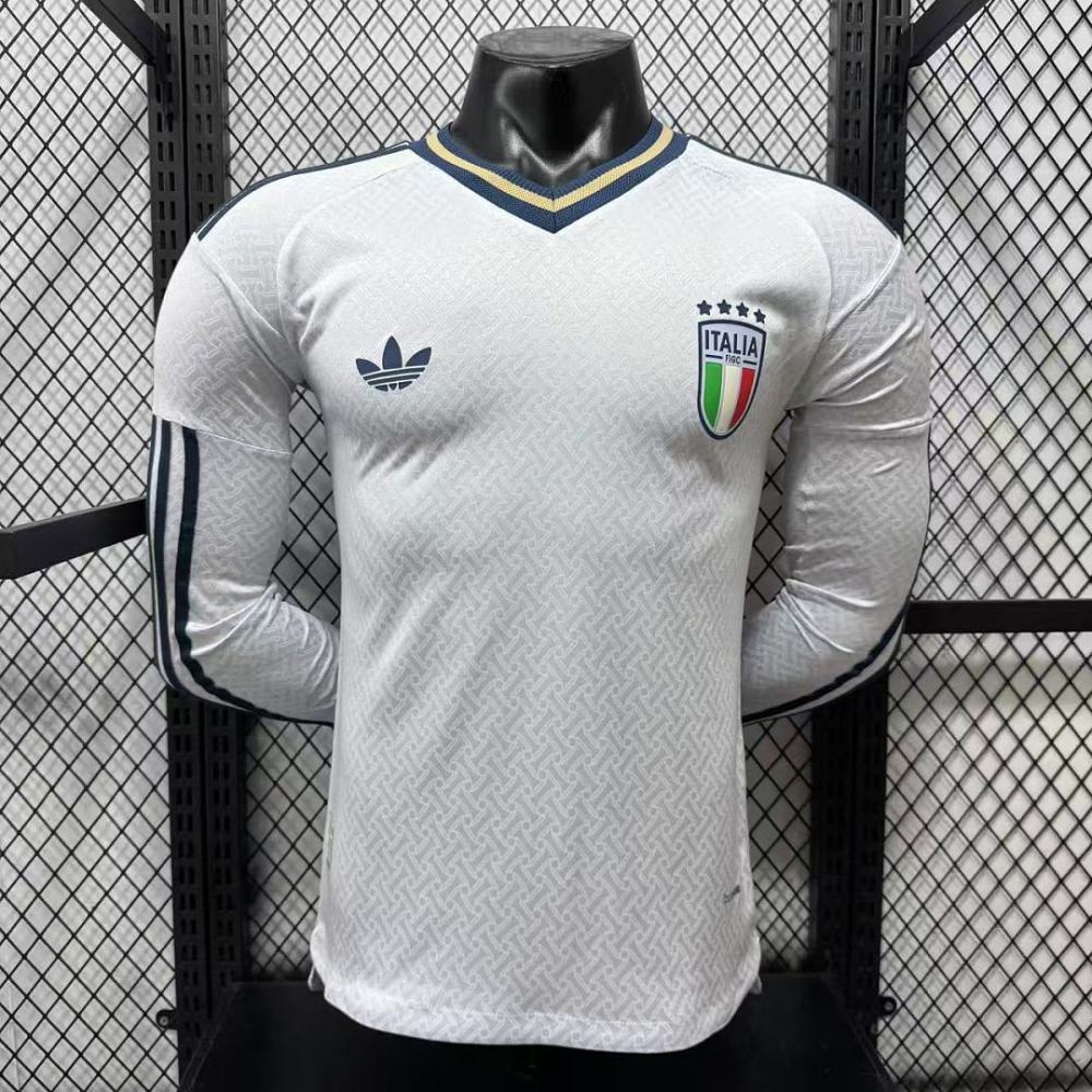 Player 2026 Italy Away Long sleeves Football jersey