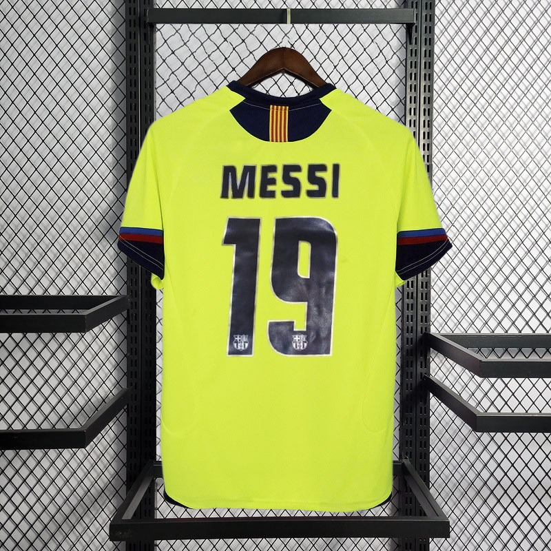 Retro 2005-06 FC Barcelona away Retro XAVI MESSI RONALDINHO Football jersey