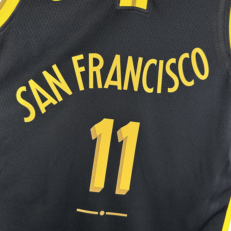 2024 NBA Golden State Warriors 11 THOMPSON Basketball Jersey