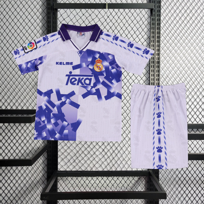 Retro KIDS 1996-97 KIDS Real Madrid third away Retro Football jersey