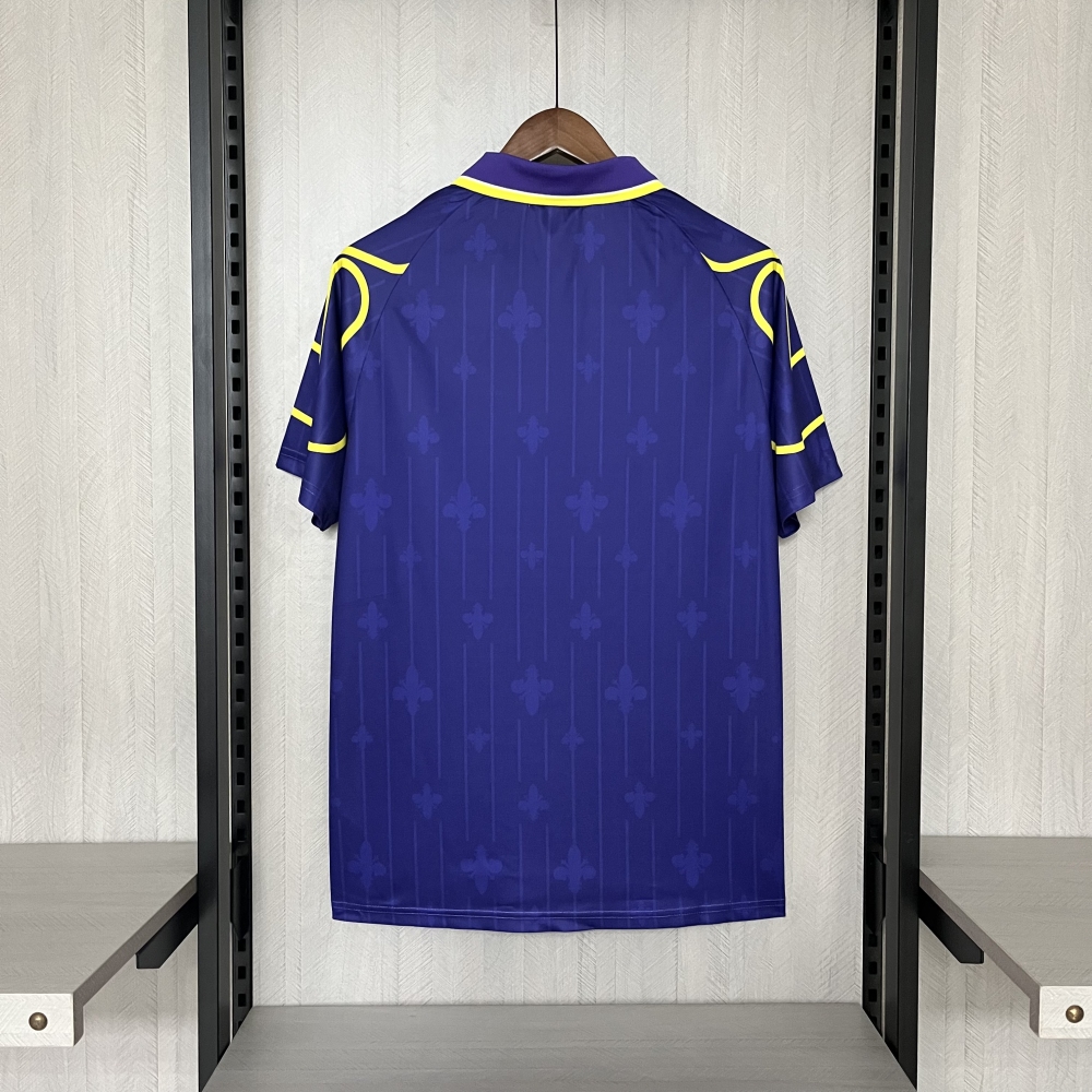 Retro 1997-98 Fiorentina Home retro Football jersey