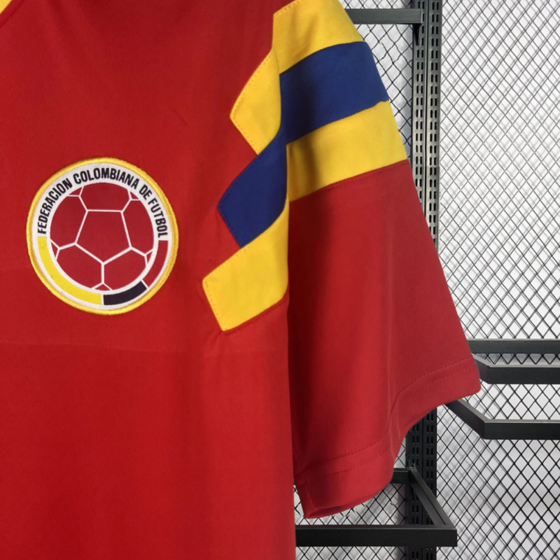 Retro 1990 Colombia away retro football jersey