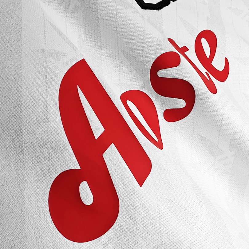 retro 1995-96 Lyon Retro Home football jersey