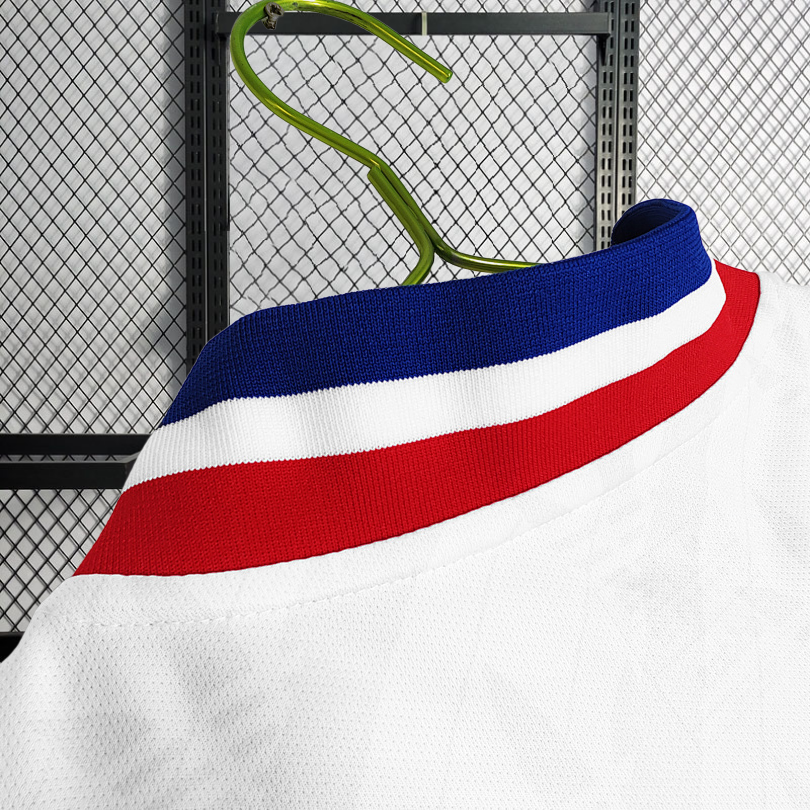 retro 1995-96 Lyon Retro Home football jersey