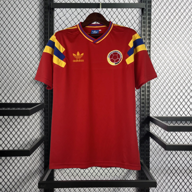 Retro 1990 Colombia away retro football jersey