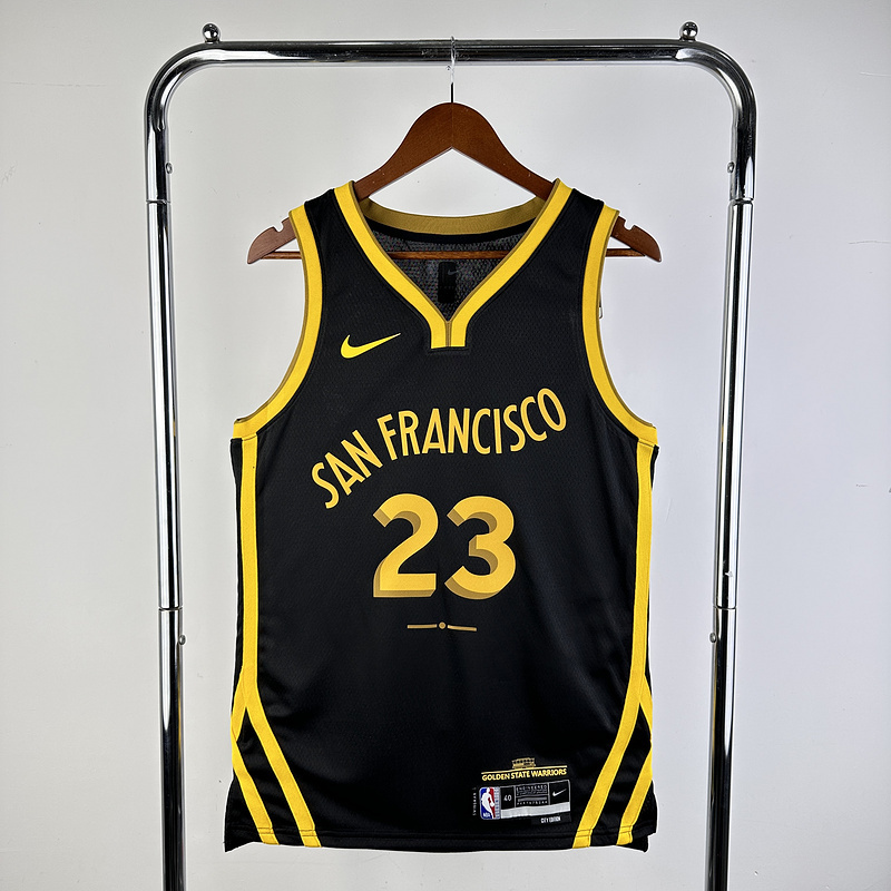 2024 NBA Golden State Warriors 23 GREEN Basketball Jersey