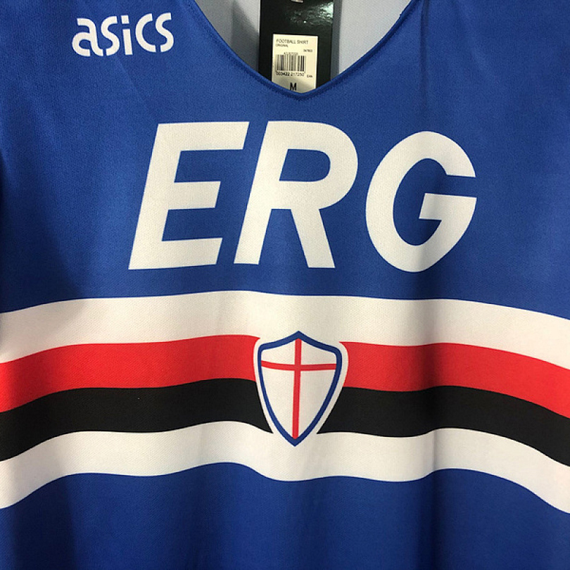 Retro 1990-91 Sampdoria Home Retro Football jersey