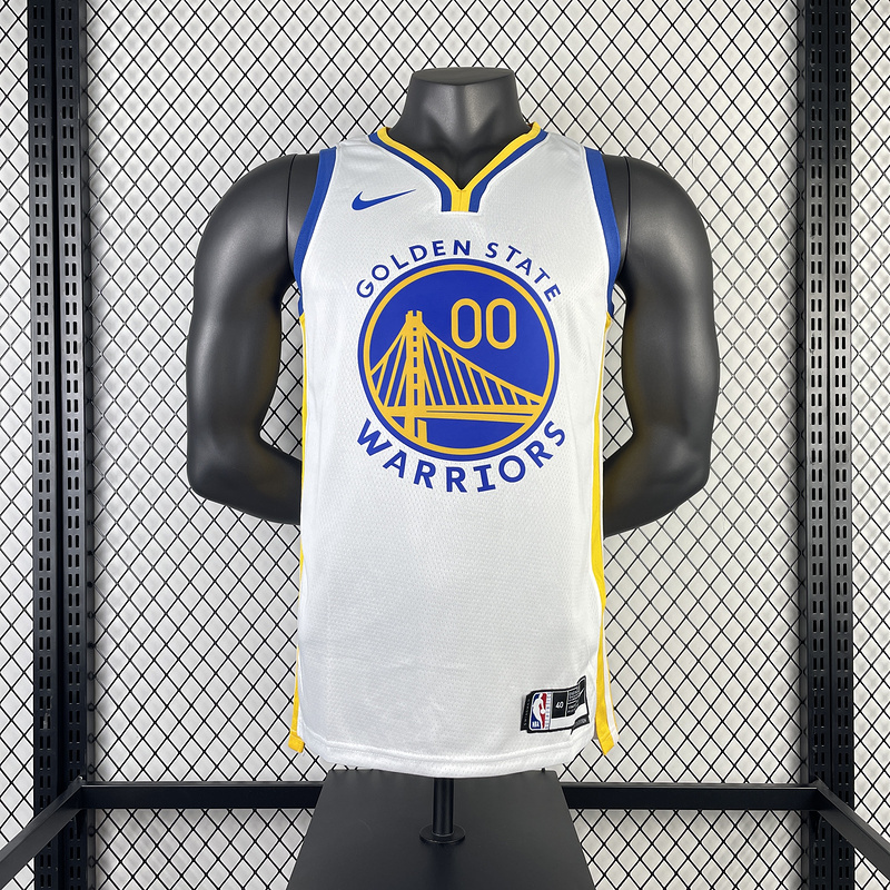 2023 NBA Golden State Warriors 00 KUMINGA Basketball Jersey