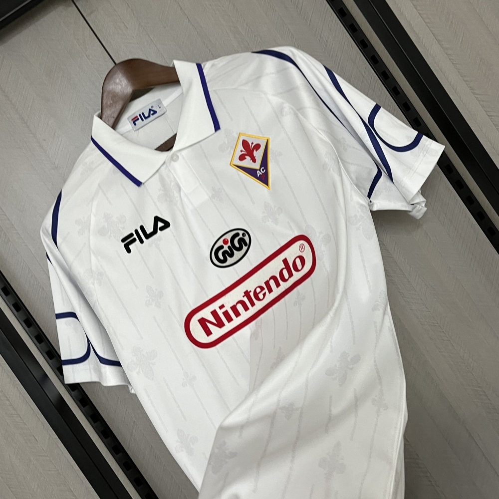 Retro 1997-98 Fiorentina Away retro Football jersey