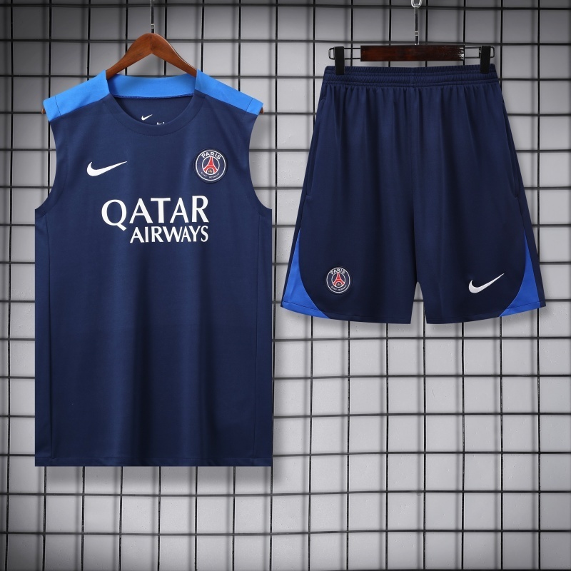 2025-26 season PSG Sleeveless Vest Training Wear suit