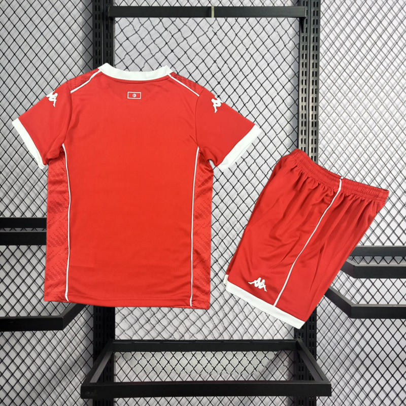 2026 Tunisia Home kids Football jersey
