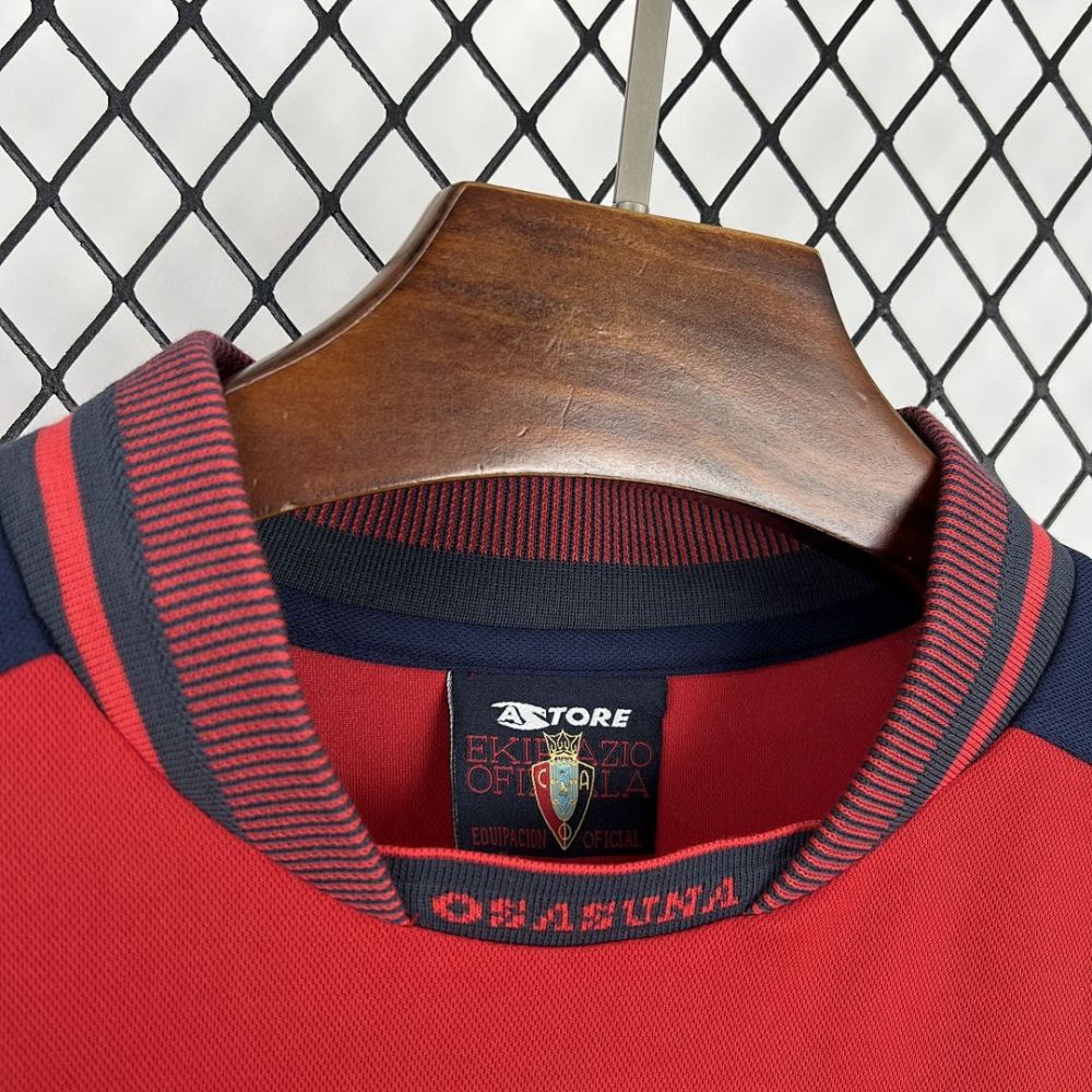 Retro 2000-01 Osasuna Home Retro Football jersey