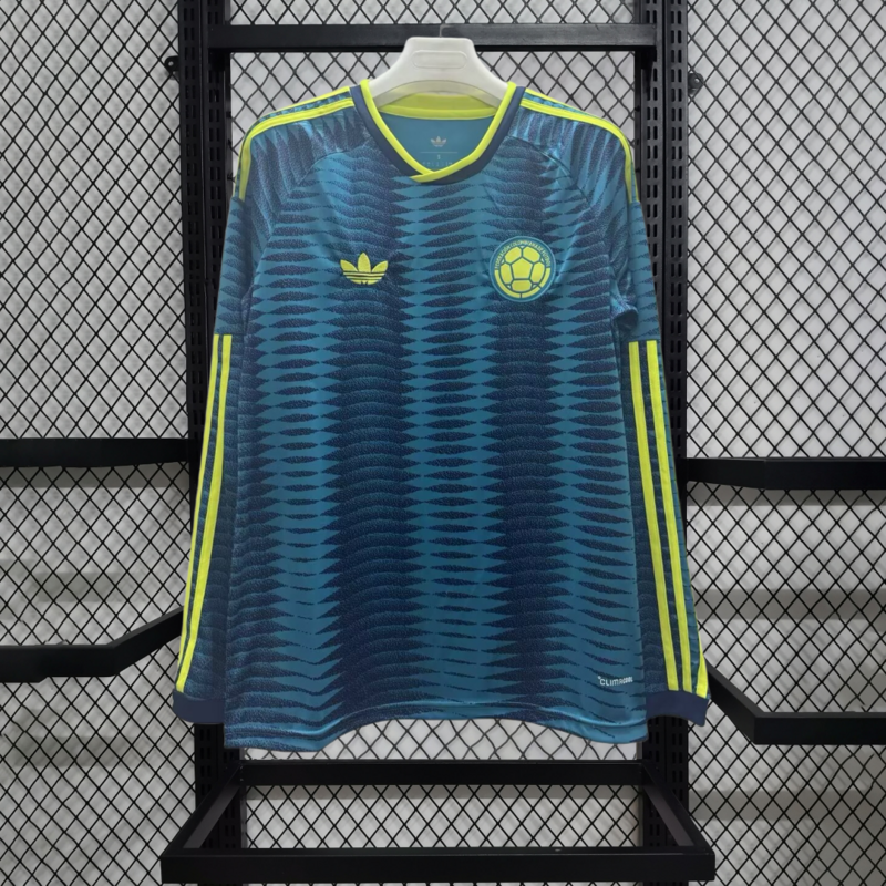 2026 Colombia Away Long sleeves Football jersey