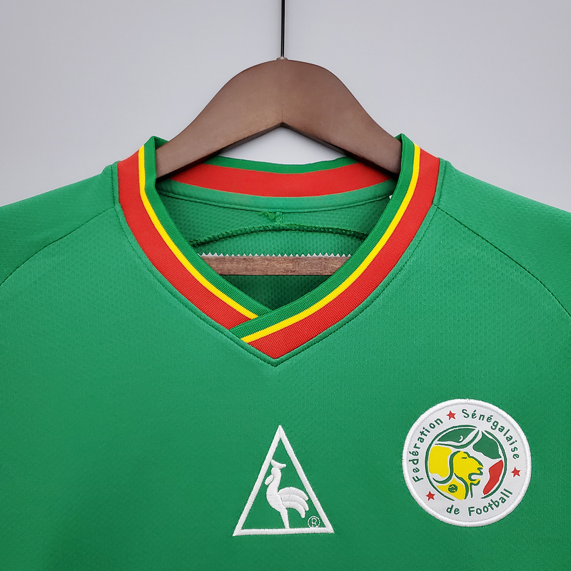 Retro 2002 Senegal Retro green Football jersey