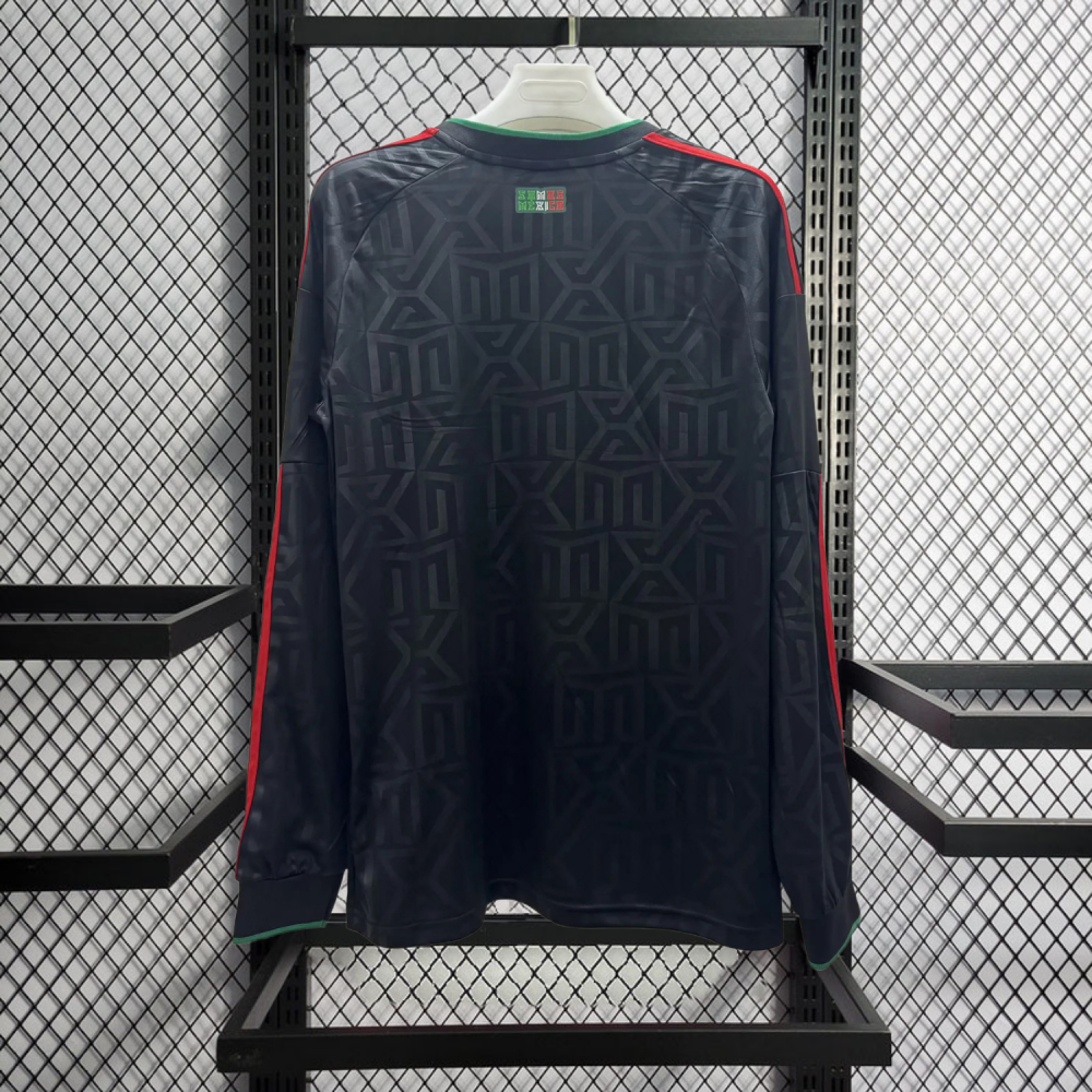 2026 Mexico Away black Long sleeves Football jersey