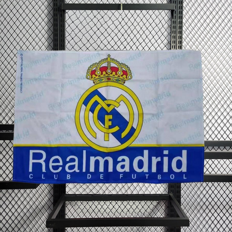 Louishop World Football Club Soccer Team Flag FC Banner for Wall Patio Lawn 60*90 CM Arsenal PSG AC Milan Dortmund Bayern Munchen Real Madrid Juventus Inter Milan Barcelona Liverpool Chelsea Manchester United Tottenham Manchester City Atletico Madrid