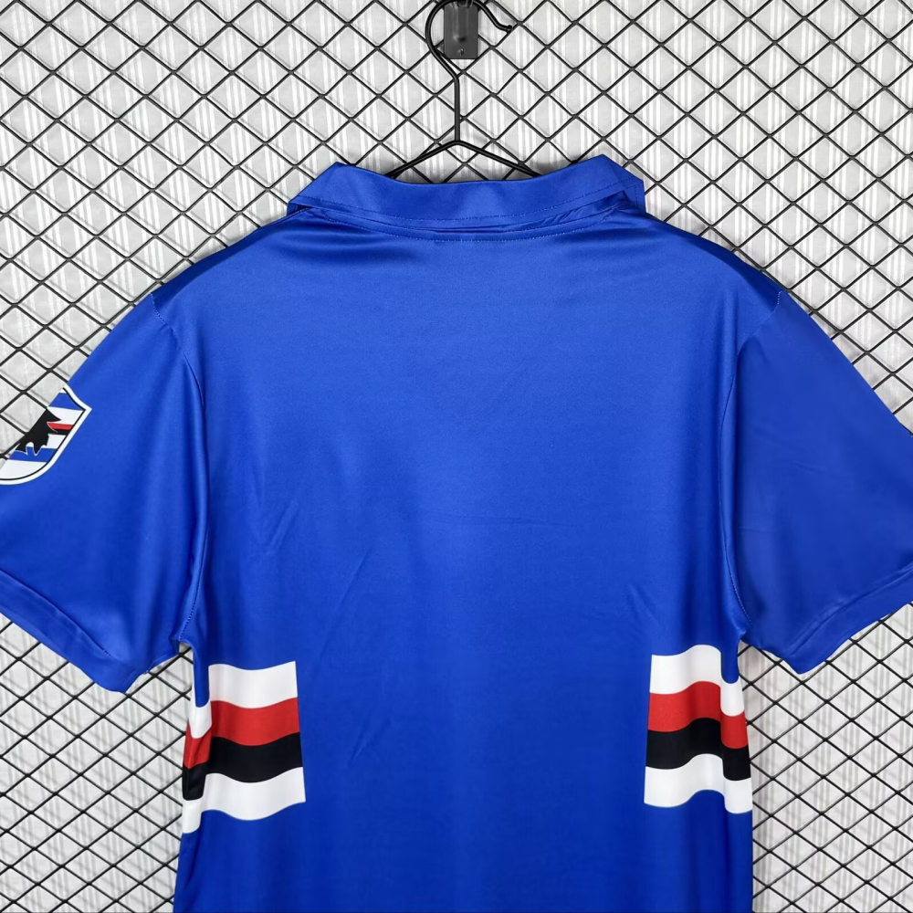 Retro 1991-92 Sampdoria Home Retro Football jersey