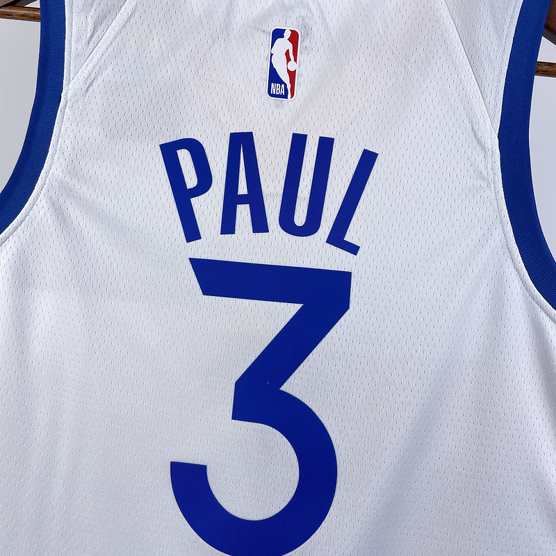 2023 NBA Golden State Warriors 3 PAUL Basketball Jersey