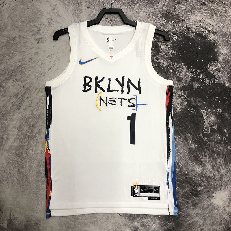2023 NBA Brooklyn Nets (1 BRIDGES) Basketball Jersey