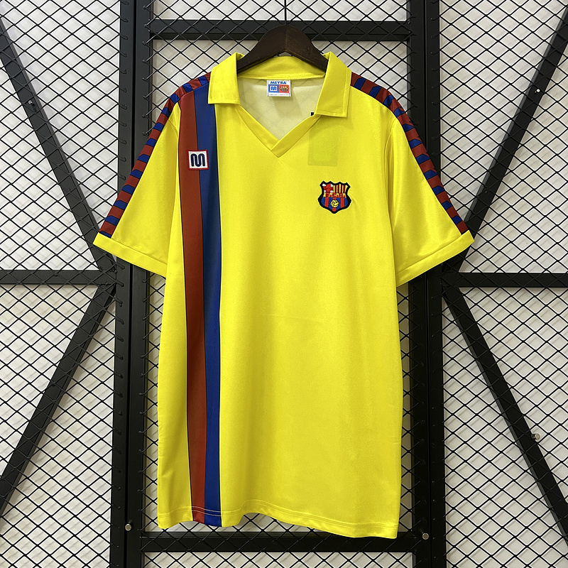 Retro 1982-84 Barcelona Away retro Football jersey