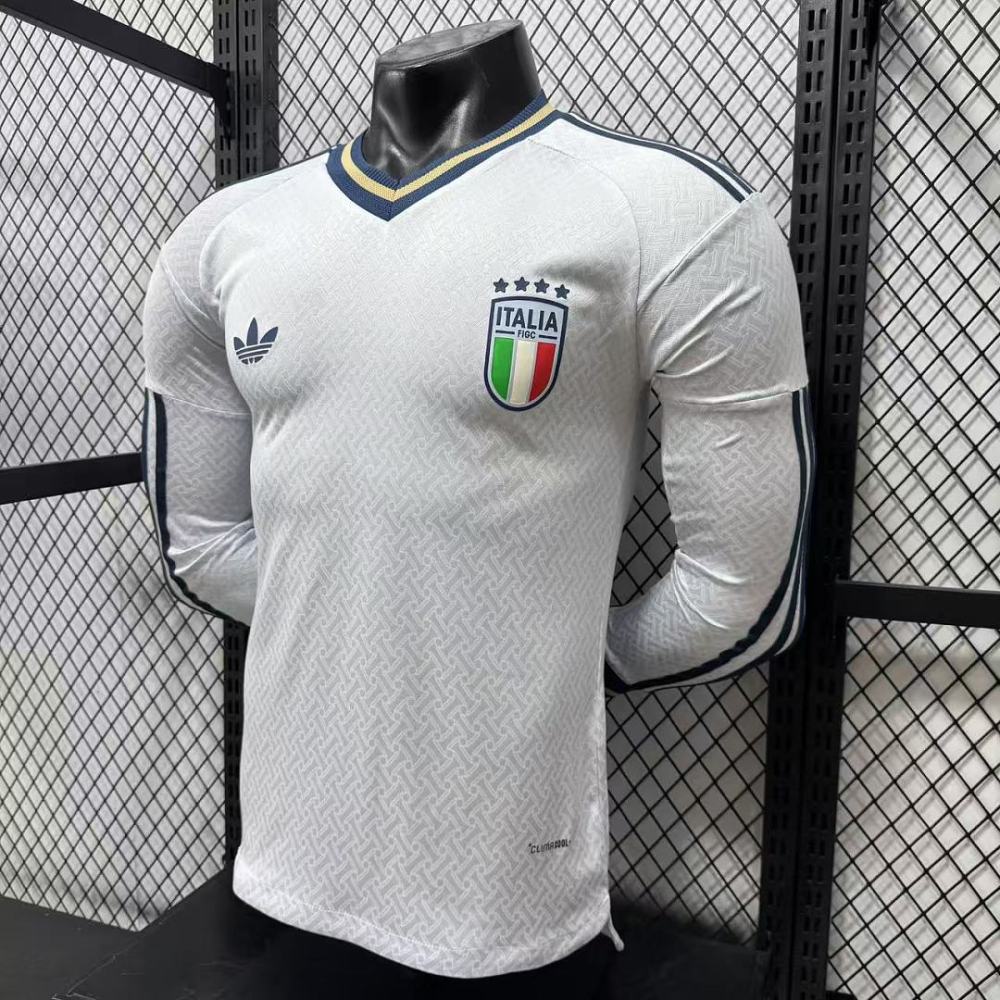 Player 2026 Italy Away Long sleeves Football jersey