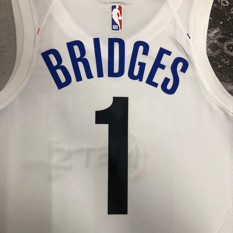 2023 NBA Brooklyn Nets (1 BRIDGES) Basketball Jersey
