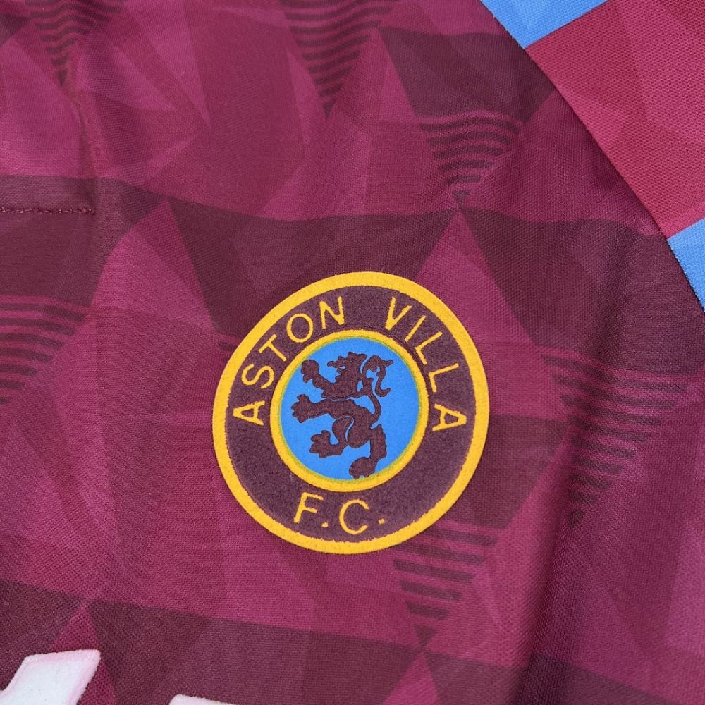 Retro 1990-92 Aston Villa Home Retro Football jersey