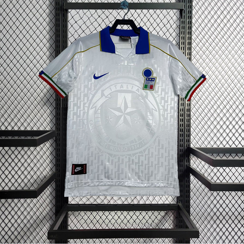 Retro 1995 Italy Away Retro R.BAGGIO MALDINI Football jersey
