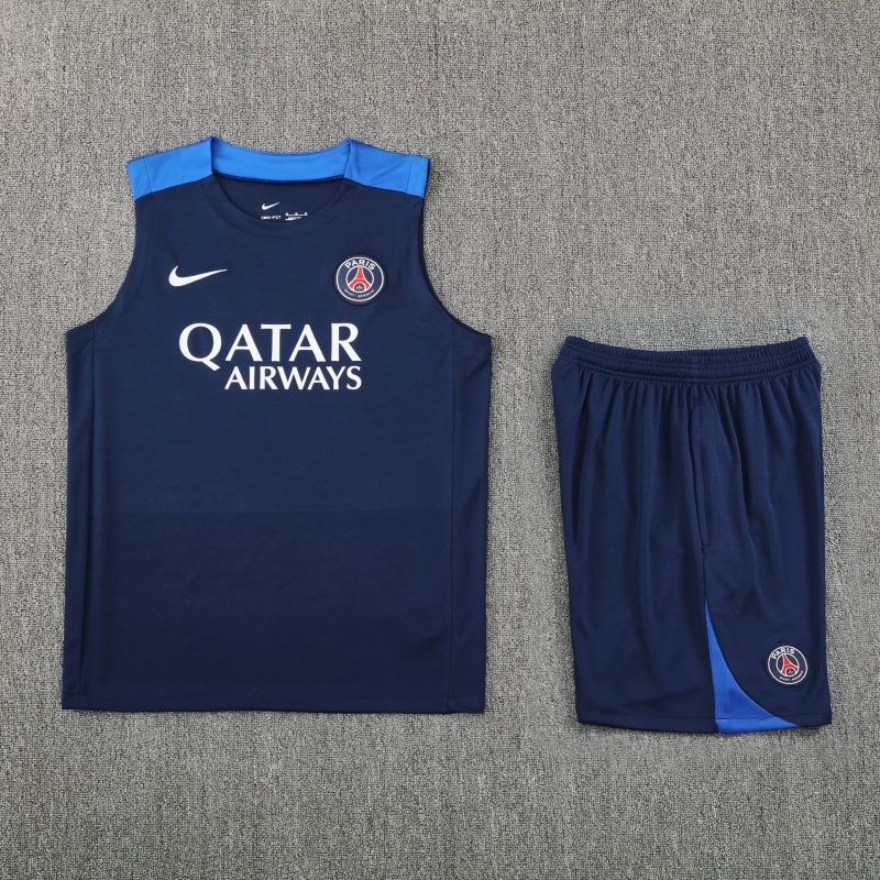 2025-26 season PSG Sleeveless Vest Training Wear suit